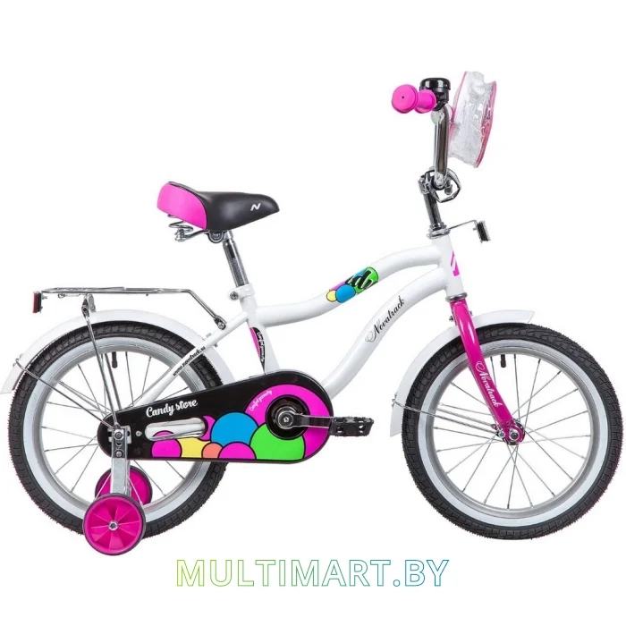 Детский велосипед Novatrack 165CANDY.WT23 (белый, 2023)